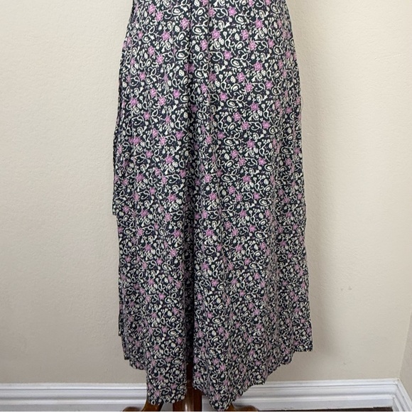 Marine Layer Emlyn Midi Dress in Floral Block Print - Picture 11 of 14